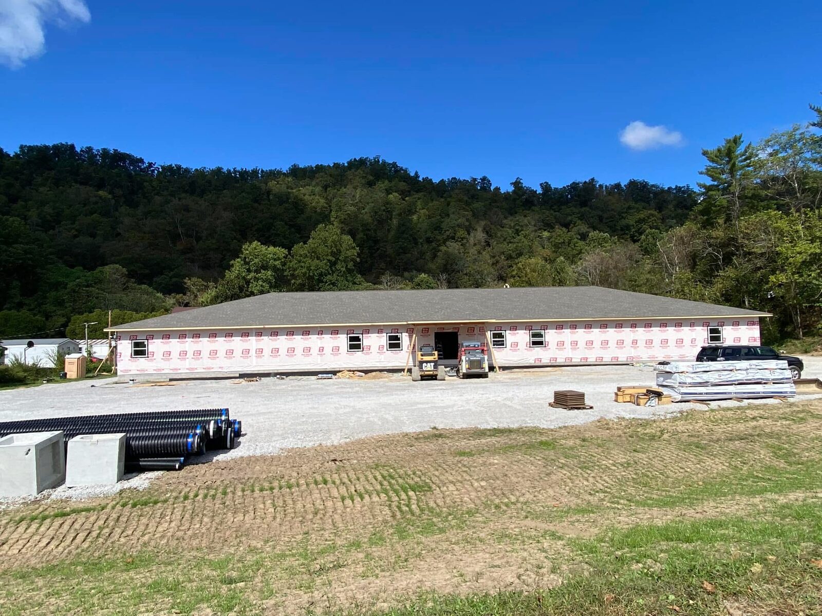 Commercial building under construction